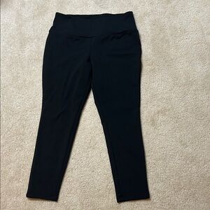 Women with Control Black High-Rise Leggings